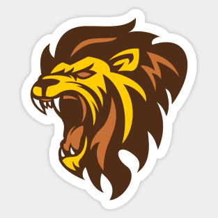 Roaring Lion of Courage Sticker